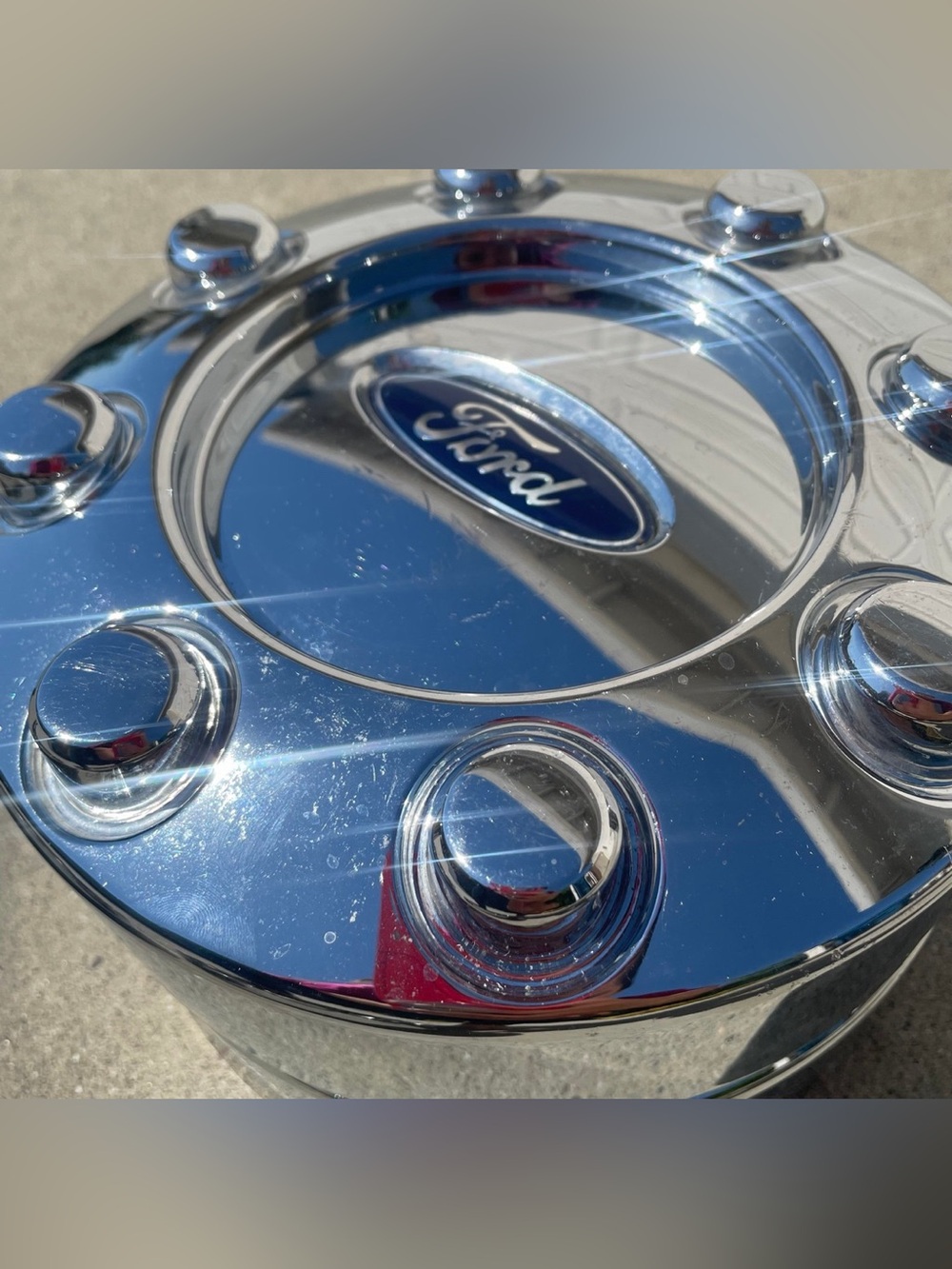 02 -15 Ford F-250 F-350 Non Dually 8 Lug OEM Wheel Center Cap 5C34-1A096-KE (x4) - Picture 6 of 7